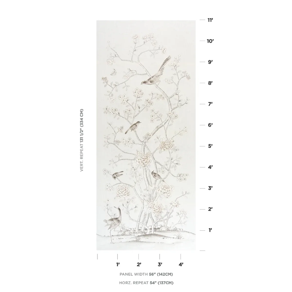 CHINOIS PALAIS Fabric – NEUTRAL | Schumacher | Wallpaper Twi CHINOIS PALAIS fabric NEUTRAL color by Schumacher