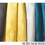 CHINOISERIE ROYALE Fabric – PEACOCK | Schumacher | Wallpaper CHINOISERIE ROYALE fabric PEACOCK color by Schumacher