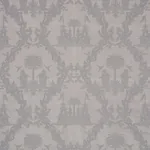 CHINOISERIE ROYALE Fabric – PLATINUM | Schumacher | Wallpape CHINOISERIE ROYALE fabric PLATINUM color by Schumacher