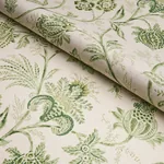 CHINOISERIE VINE fabric LEAF GREEN color by Schumacher