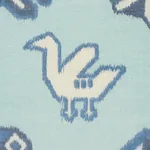 CHUSKA WARP PRINT fabric BLUE color by Schumacher