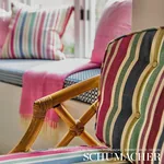 CIRCO HAND WOVEN STRIPE Fabric – CARNIVAL | Schumacher | Wal CIRCO HAND WOVEN STRIPE fabric CARNIVAL color by Schumacher