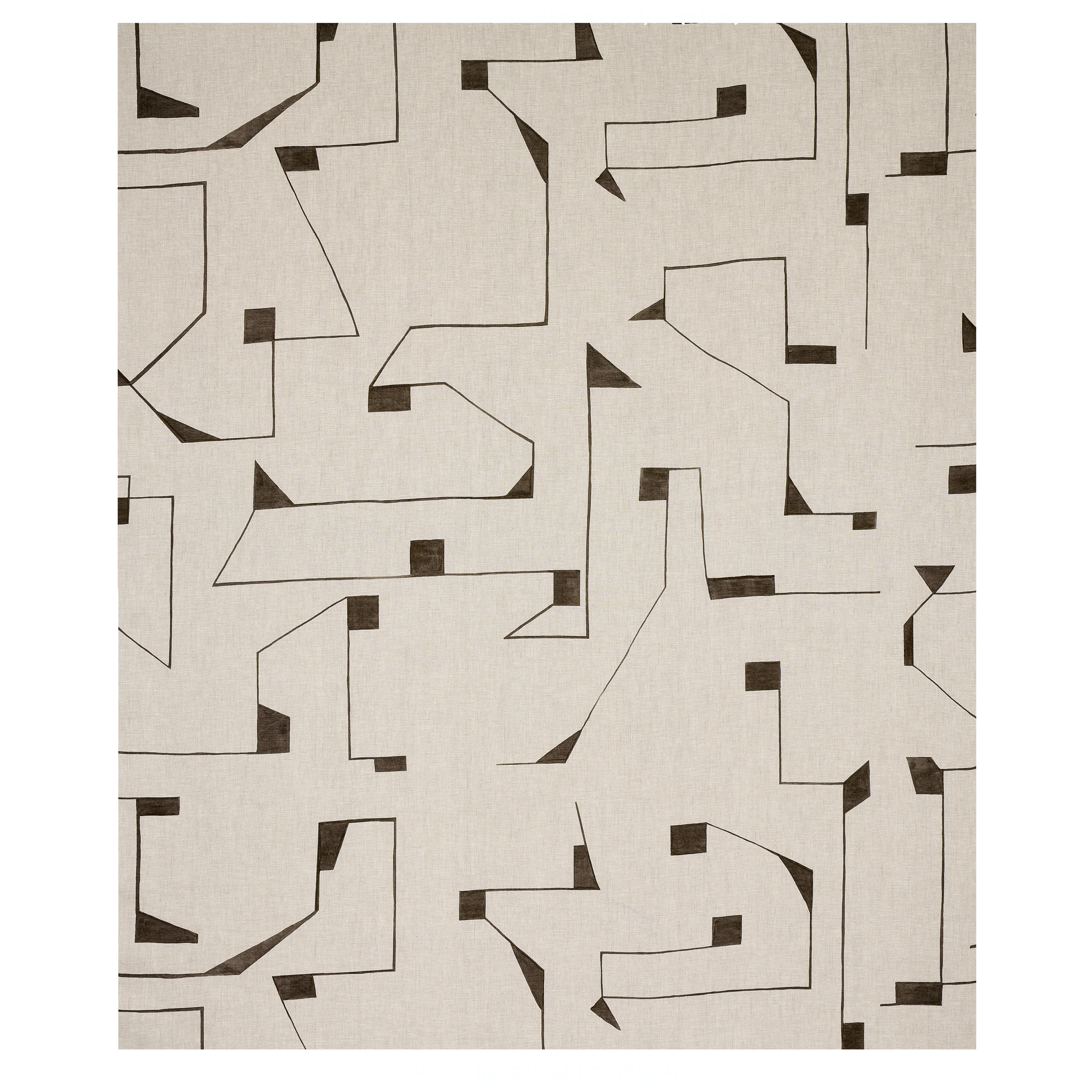 CIRCUIT Fabric – CARBON | Schumacher | Wallpaper Twins CIRCUIT fabric CARBON color by Schumacher