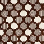 CIRQUE VELVET fabric BROWN color by Schumacher