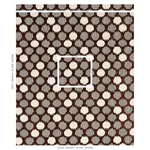 CIRQUE VELVET fabric BROWN color by Schumacher