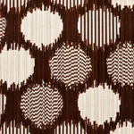 CIRQUE VELVET fabric BROWN color by Schumacher