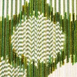 CIRQUE VELVET fabric GREEN color by Schumacher