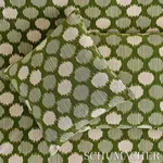 CIRQUE VELVET fabric GREEN color by Schumacher