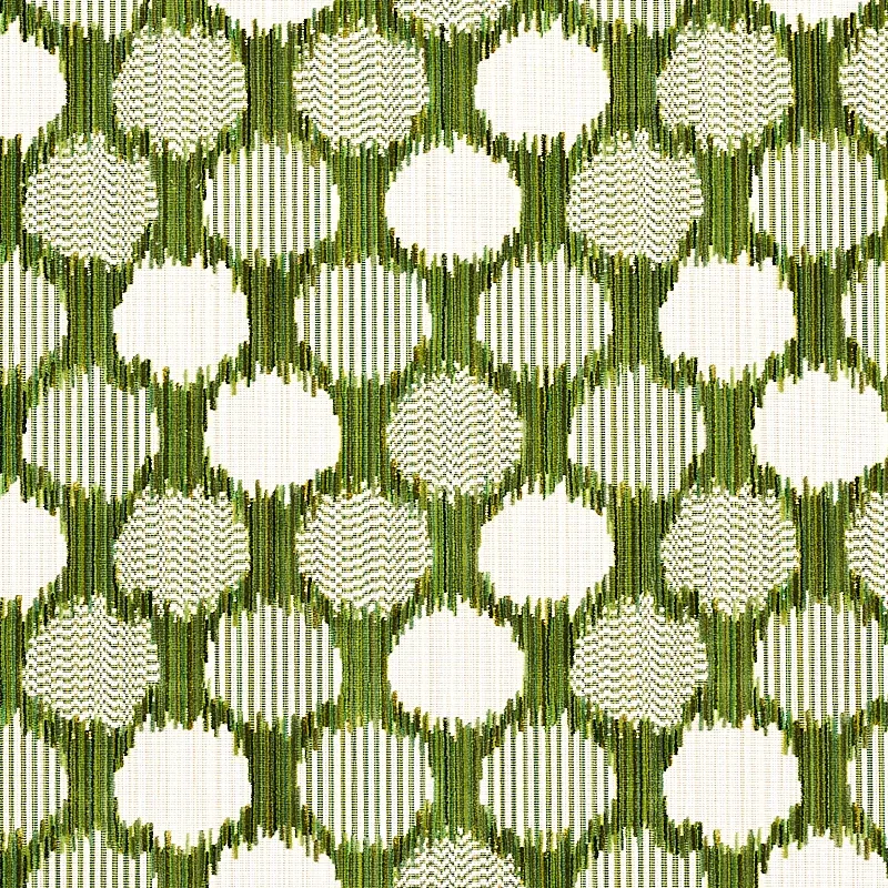 CIRQUE VELVET fabric GREEN color by Schumacher