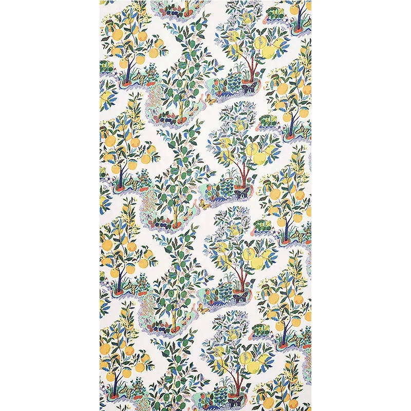 CITRUS GARDEN SHEER fabric PRIMARY color by Schumacher