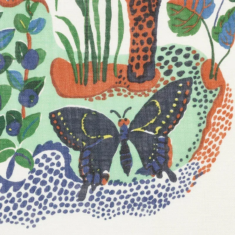 CITRUS GARDEN SHEER fabric PRIMARY color by Schumacher