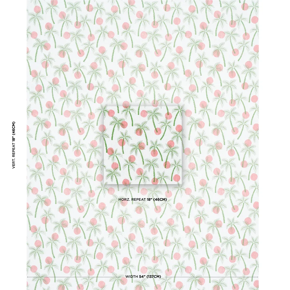 CLARABELLA PALM INDOOR/OUTDOOR Fabric – TROPICAL | Schumache CLARABELLA PALM INDOOR/OUTDOOR fabric TROPICAL color by Schumacher