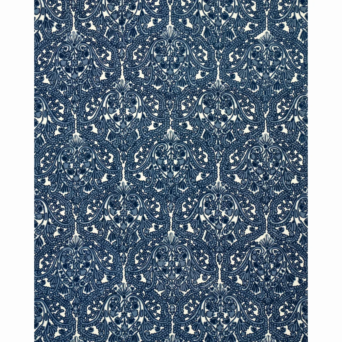 Claremont Crewel Embroidery Fabric – DELFT | Schumacher | Wa Claremont Crewel Embroidery fabric DELFT color by Schumacher