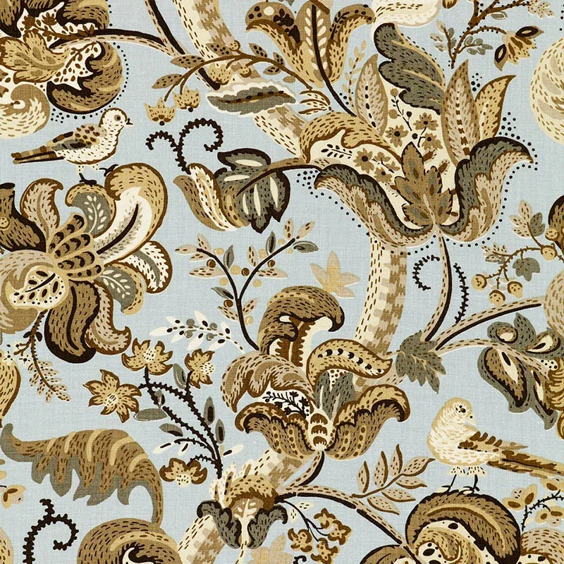 CLARENDON fabric MINERAL color by Schumacher