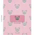 CLERMONT ÉPINGLÉ Fabric – PINK | Schumacher | Wallpaper Twin CLERMONT ÉPINGLÉ fabric PINK color by Schumacher