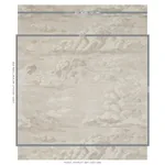 CLOUD TOILE Fabric – CHAMPAGNE | Schumacher | Wallpaper Twin CLOUD TOILE fabric CHAMPAGNE color by Schumacher