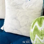 CLOUD TOILE Fabric – DELFT | Schumacher | Wallpaper Twins CLOUD TOILE fabric DELFT color by Schumacher