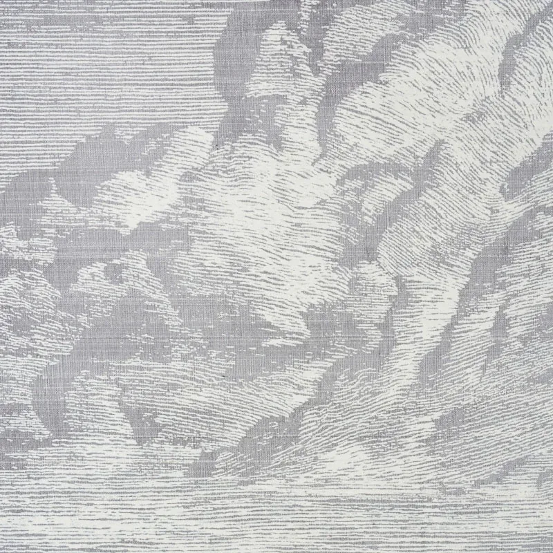 CLOUD TOILE Fabric – FOG | Schumacher | Wallpaper Twins CLOUD TOILE fabric FOG color by Schumacher