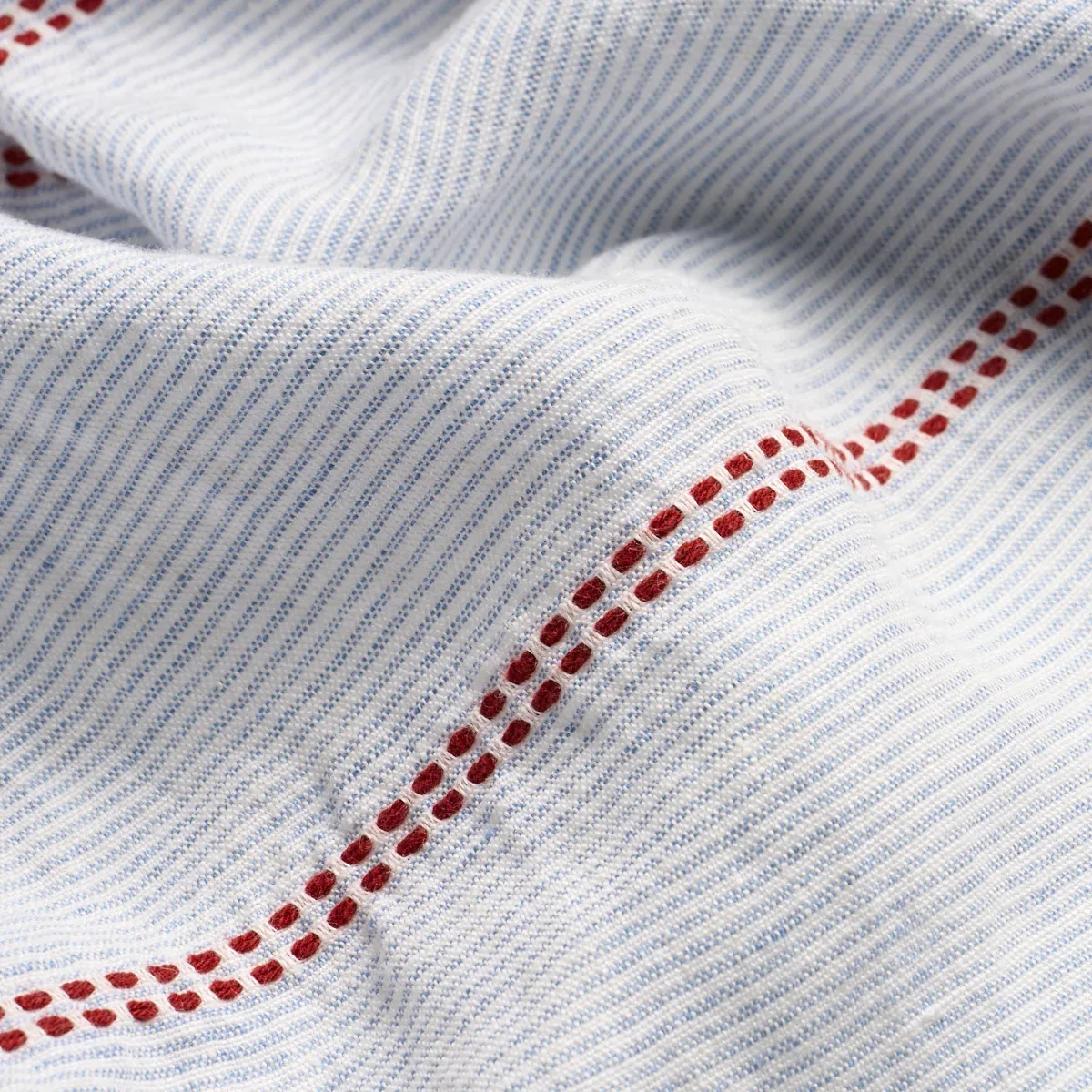 Clyde Sheer fabric AMERICANA color by Schumacher