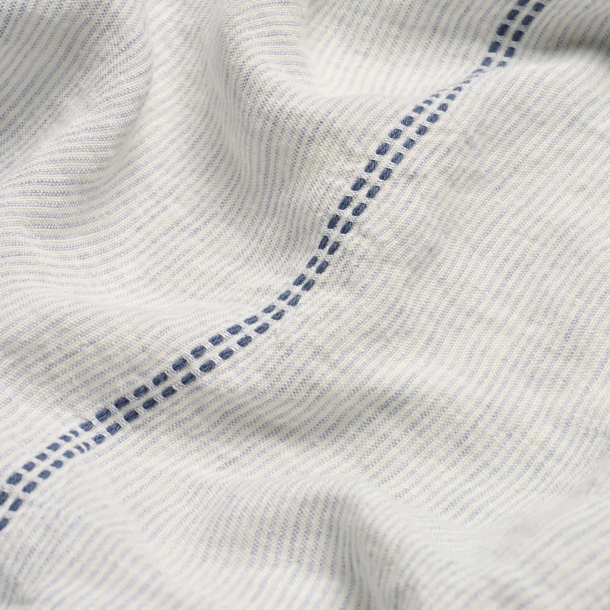 Clyde Sheer fabric CORNFLOWER color by Schumacher