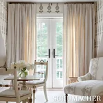 Clyde Sheer fabric DRIFTWOOD color by Schumacher