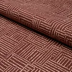COCO HAND SCREEN PRINT fabric COCONUT LATTE color by Schumacher