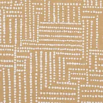 COCO HAND SCREEN PRINT Fabric – SUNBLEACHED OCHRE | Schumach COCO HAND SCREEN PRINT fabric SUNBLEACHED OCHRE color by Schumacher