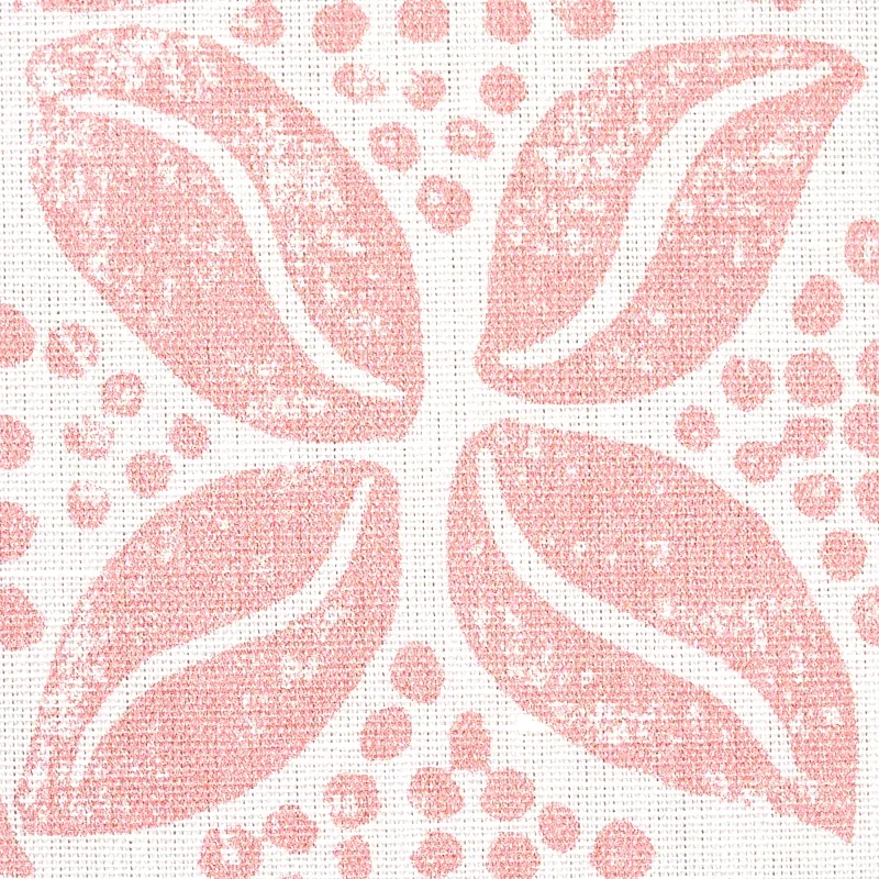 Coffee Bean Fabric – PINK | Schumacher | Wallpaper Twins Coffee Bean fabric PINK color by Schumacher