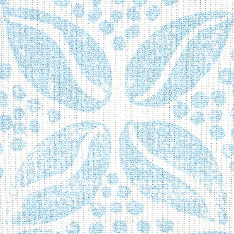 Coffee Bean Fabric – SKY | Schumacher | Wallpaper Twins Coffee Bean fabric SKY color by Schumacher