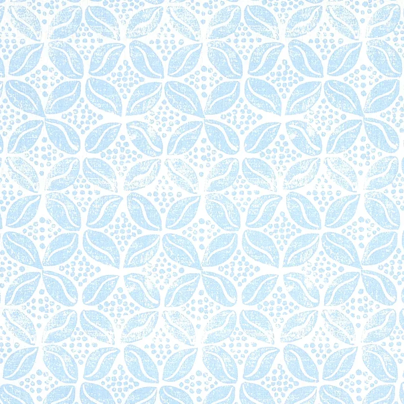Coffee Bean fabric SKY color by Schumacher