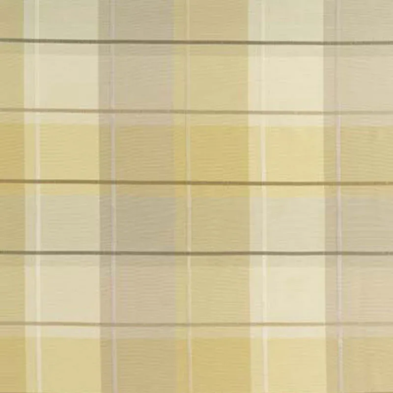 COIN SILK PLAID fabric ALABASTER color by Schumacher
