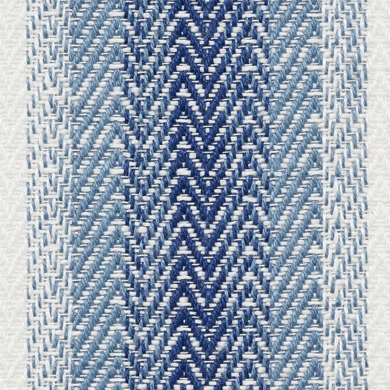 COLADA STRIPE INDOOR/OUTDOOR fabric BLUE color by Schumacher