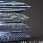 COLADA STRIPE INDOOR/OUTDOOR Fabric – MINERAL | Schumacher | COLADA STRIPE INDOOR/OUTDOOR fabric MINERAL color by Schumacher