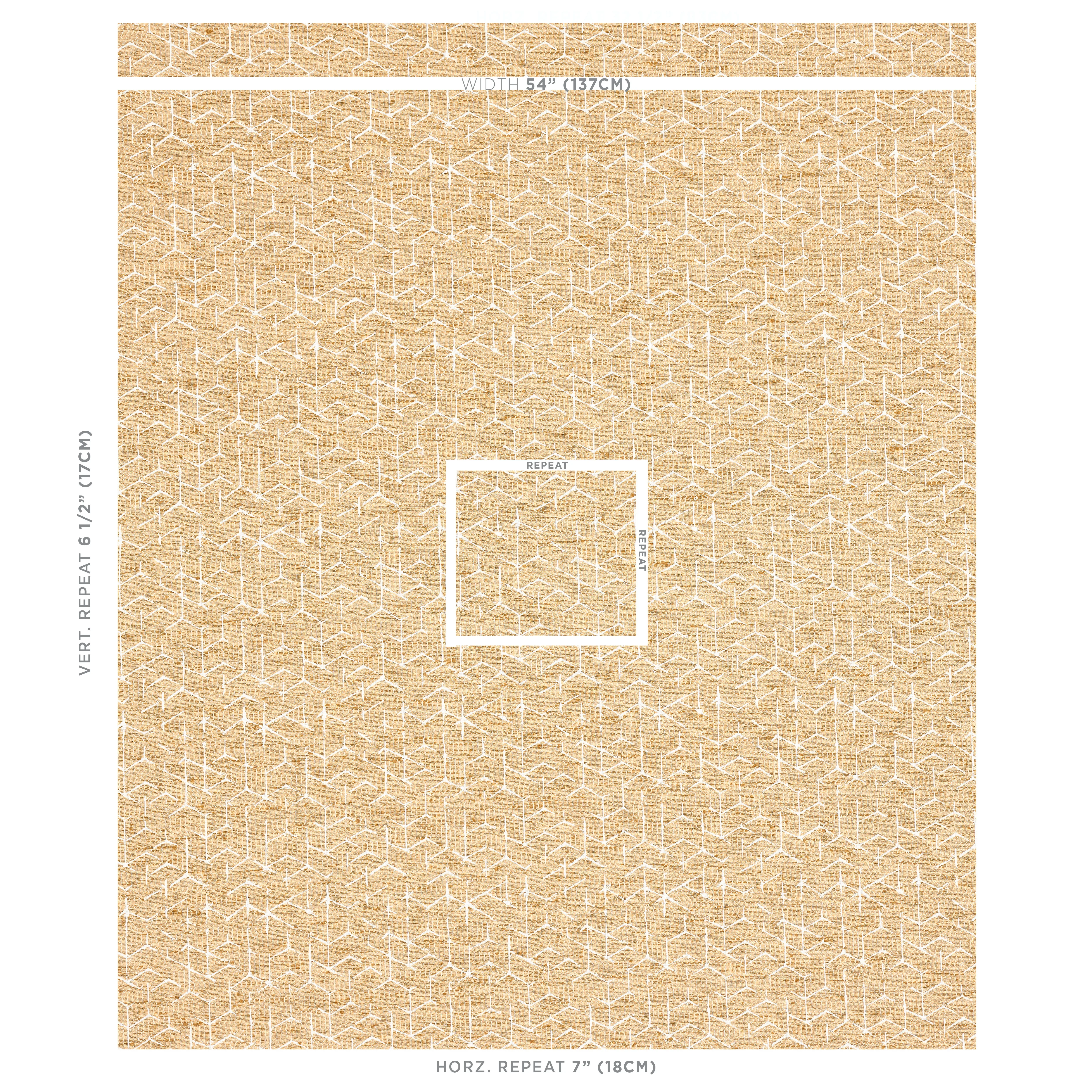 COLERIDGE JACQUARD fabric CAMEL color by Schumacher