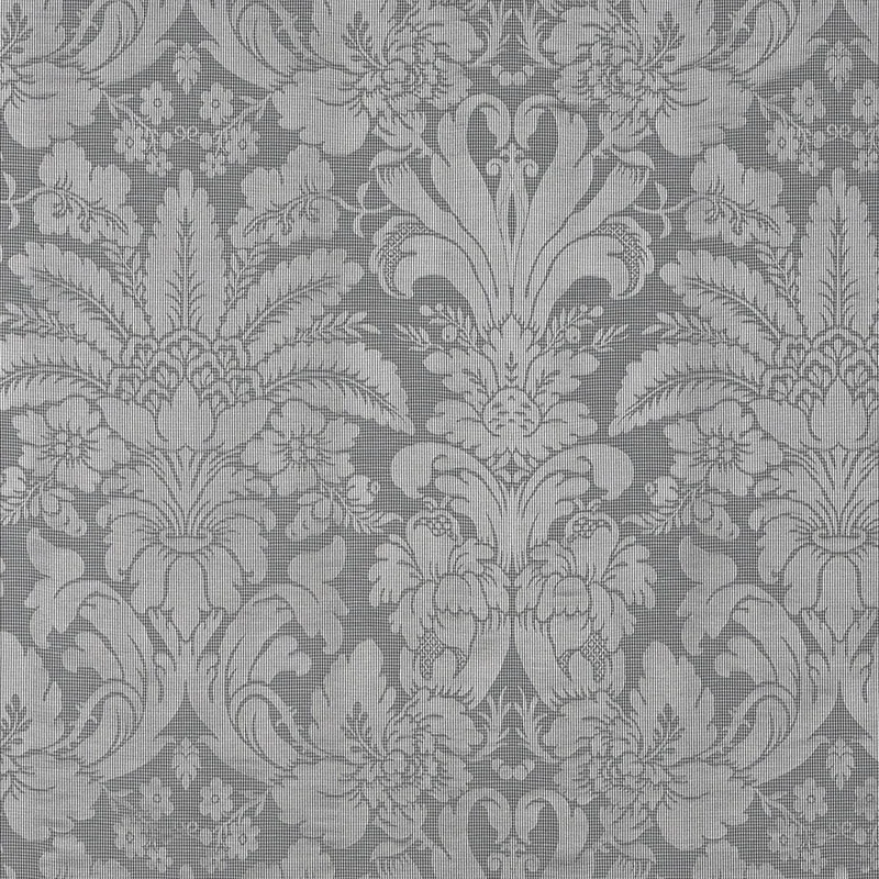 69143 | COLETTE LINEN/SILK DAMASK – CHARCOAL