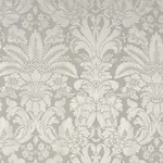 COLETTE LINEN/SILK DAMASK fabric DOVE color by Schumacher