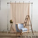 COLETTE LINEN/SILK DAMASK fabric DOVE color by Schumacher