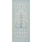 COLMERY PAISLEY PANEL Fabric – PEACOCK | Schumacher | Wallpa COLMERY PAISLEY PANEL fabric PEACOCK color by Schumacher