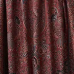 COLMERY PAISLEY PANEL fabric ROUGE color by Schumacher