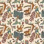 Colonial Crewel fabric DOCUMENT color by Schumacher