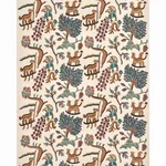 Colonial Crewel fabric DOCUMENT color by Schumacher