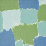 COLORBLOCK IKAT Fabric – AQUA | Schumacher | Wallpaper Twins COLORBLOCK IKAT fabric AQUA color by Schumacher