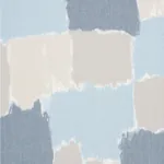 COLORBLOCK IKAT Fabric – DENIM | Schumacher | Wallpaper Twin COLORBLOCK IKAT fabric DENIM color by Schumacher