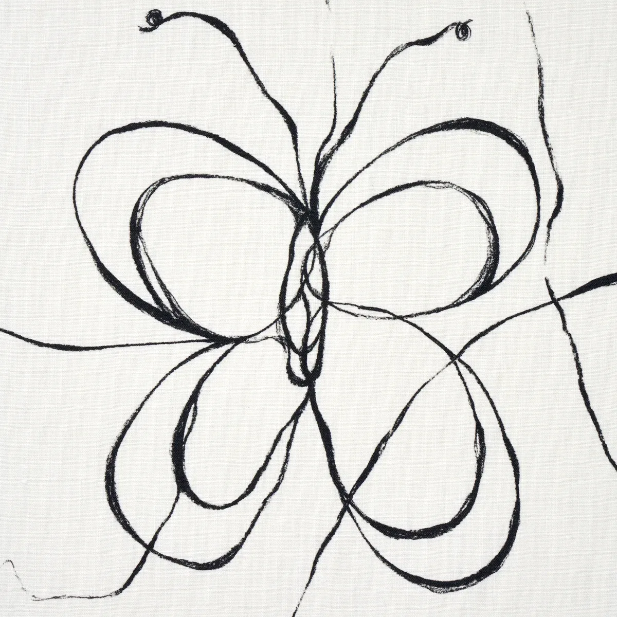 COME BACK AS A FLOWER Fabric – SOFT BLACK | Schumacher | Wal COME BACK AS A FLOWER fabric SOFT BLACK color by Schumacher