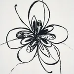 COME BACK AS A FLOWER Fabric – SOFT BLACK | Schumacher | Wal COME BACK AS A FLOWER fabric SOFT BLACK color by Schumacher