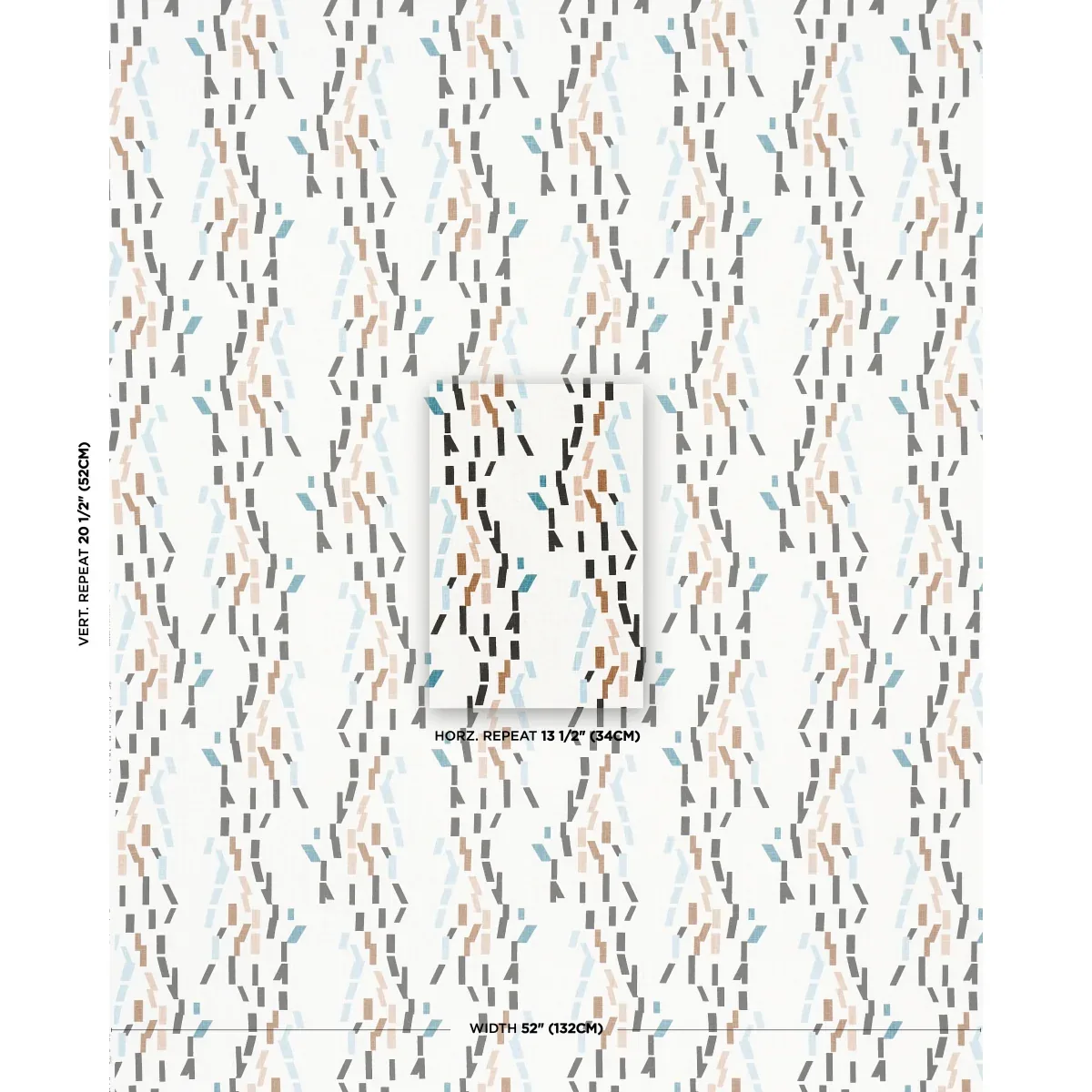 CONFETTI fabric TEAL color by Schumacher