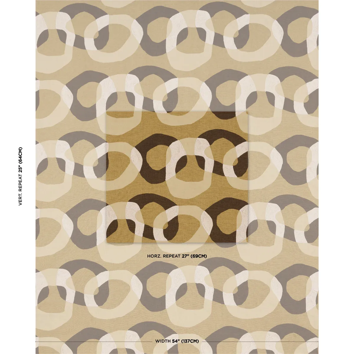 CONRAD Fabric – OCHRE | Schumacher | Wallpaper Twins CONRAD fabric OCHRE color by Schumacher