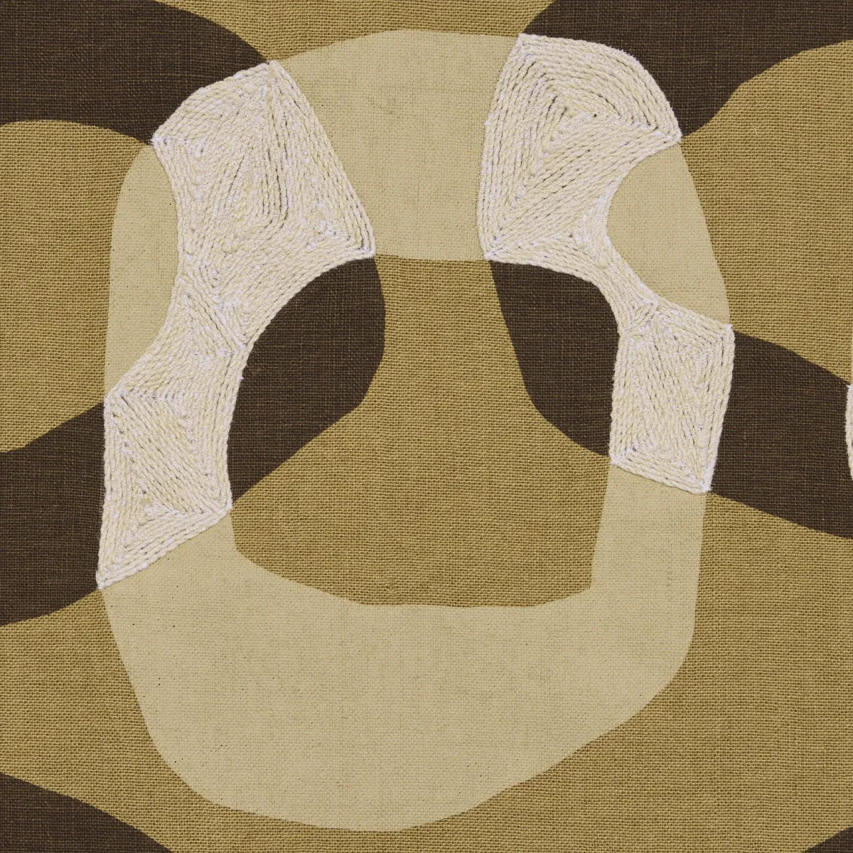 CONRAD Fabric – OCHRE | Schumacher | Wallpaper Twins CONRAD fabric OCHRE color by Schumacher