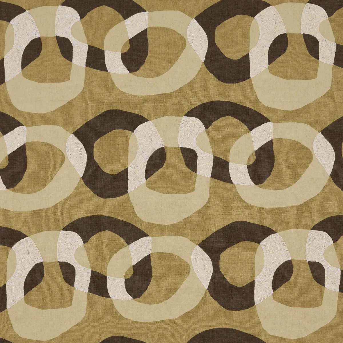 CONRAD fabric OCHRE color by Schumacher