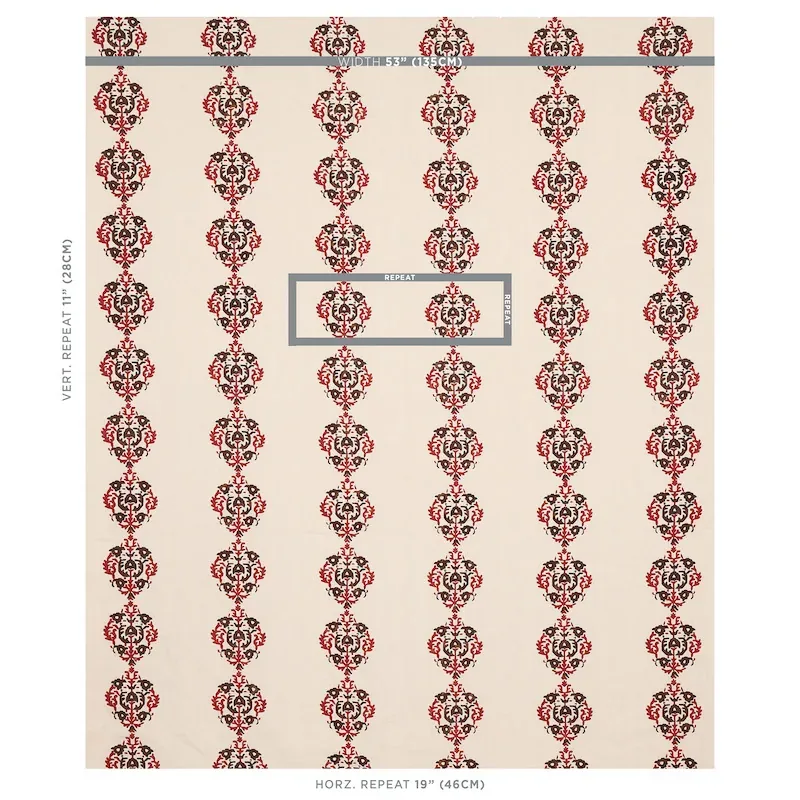 CONSTANTINE fabric JASPER color by Schumacher